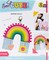DIY Sew Cute Rainbow Kids Beginner Felt Backpack Clip Sewing Kit